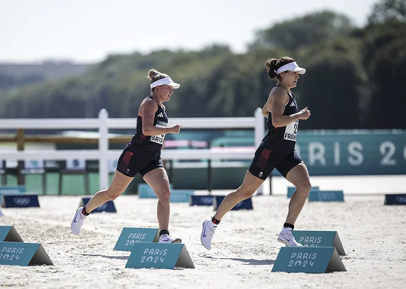 Pentathlon GB athletes participating in an event